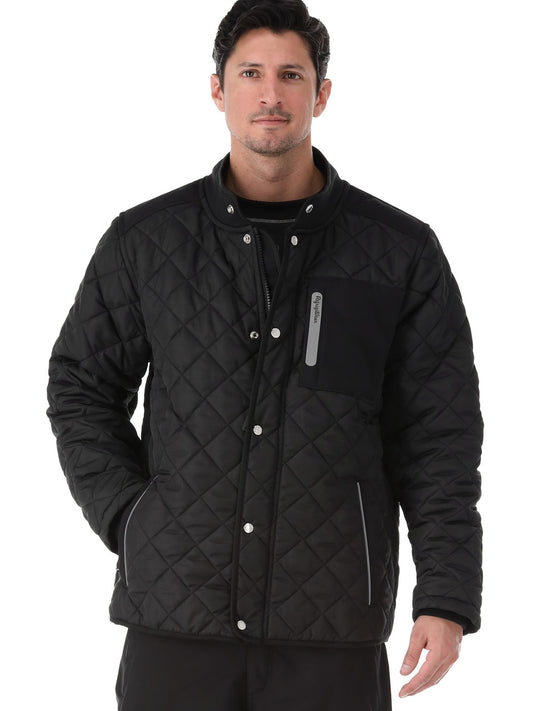 Insulated Diamond Quilted Jacket - view 2