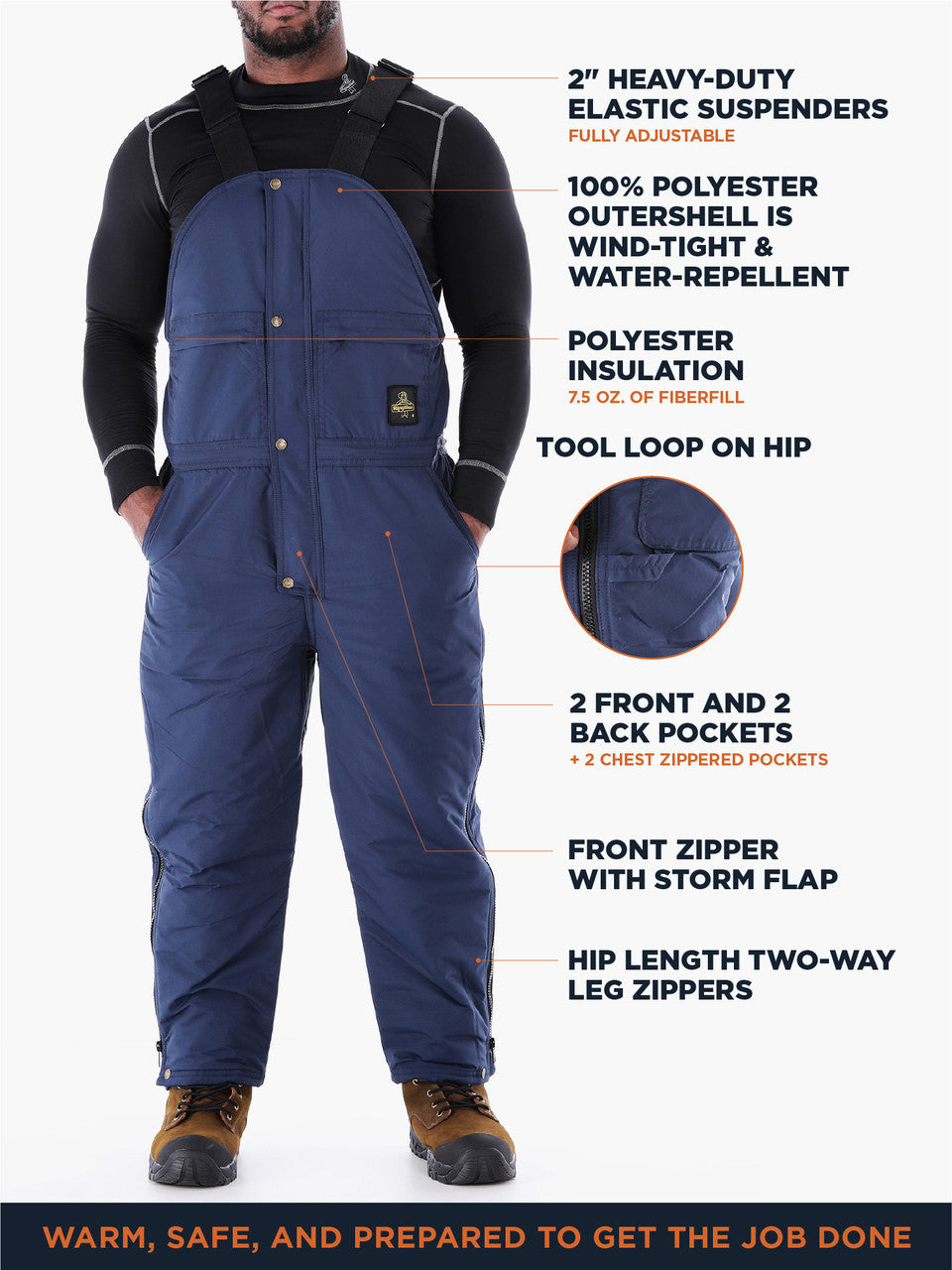 Chillbreaker™ Bib Overalls - view 4