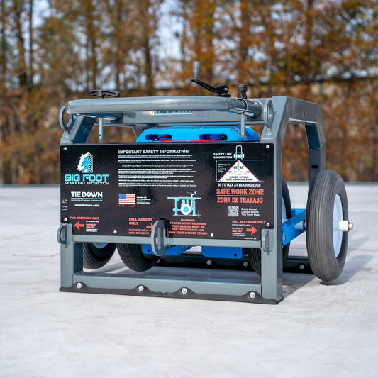 Tie Down 60060US BigFoot Non-Penetrating Mobile Fall Protection System Supports 3 Workers
