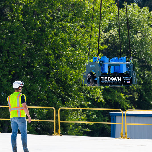 Tie Down 61010 Squatch Non-Penetrating Mobile Fall Protection System Supports 4 Workers