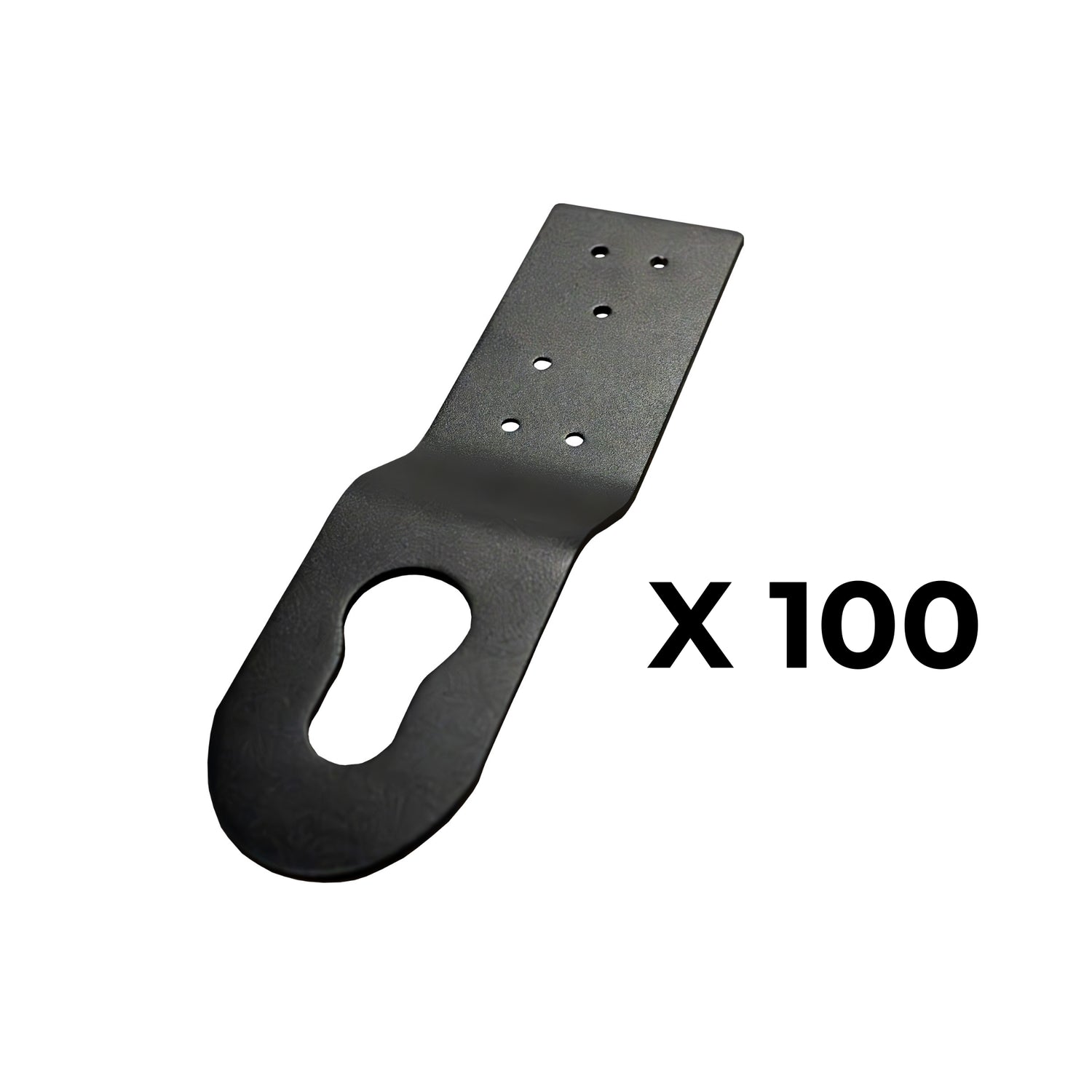 Tie Down 65086-BK-100 Aluminum Black Hitch Clip Roofing Anchor, 100 Pack
