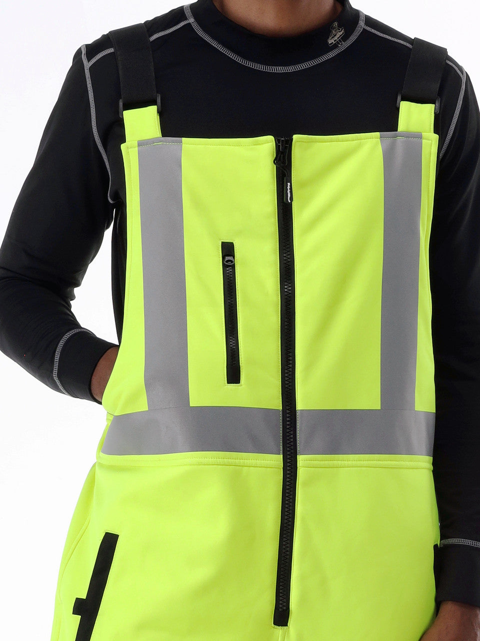 HiVis Insulated Softshell High Bib Overalls - view 4