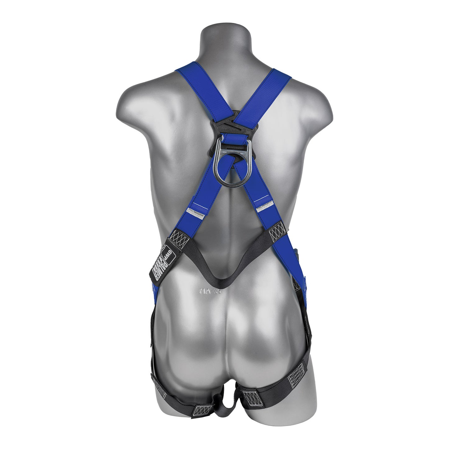 Mako™ Series Harness 5pt., Pass-Thru Legs, Back D-Ring, Blue — view 2