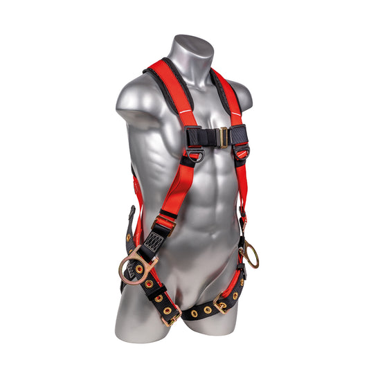 Hammerhead™ Series Harness 5pt., Padded Back, Tongue and Buckle Leg Straps, SRL Back Plate, Side D-Rings — view 2