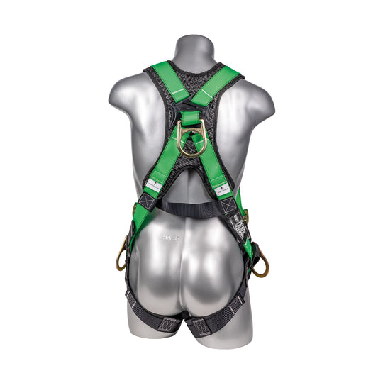 Hammerhead™ Series Harness 5pt., Padded Back, Tongue and Buckle Leg Straps, SRL Back Plate, Side D-Rings — view 2