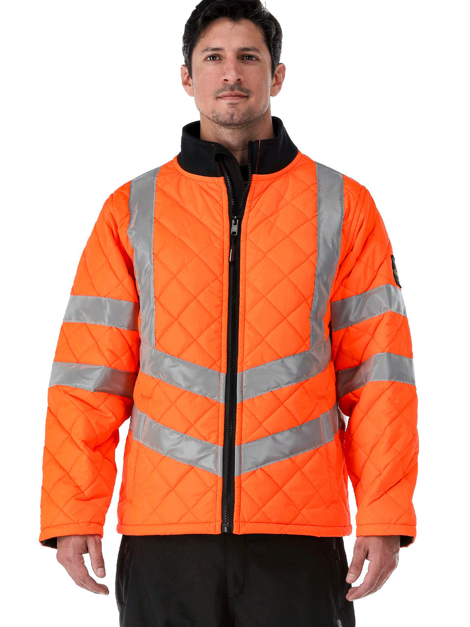 HiVis Diamond Quilted Jacket - view 2