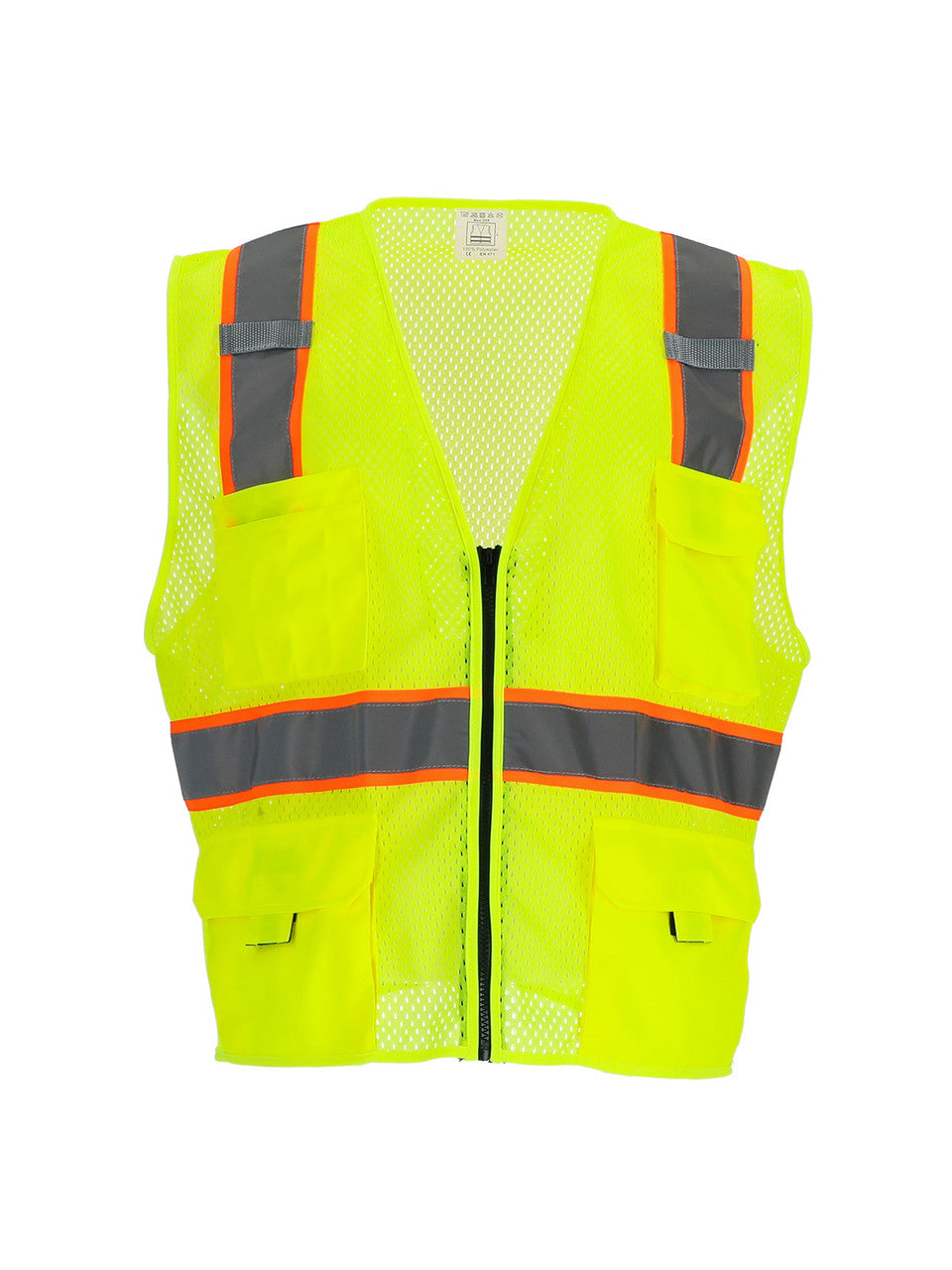 Safety Vest With Pockets & Radio Loop