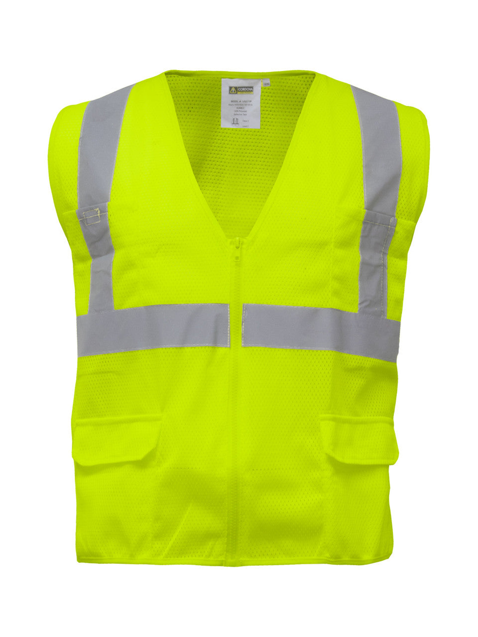 Zipper Mesh Safety Vest