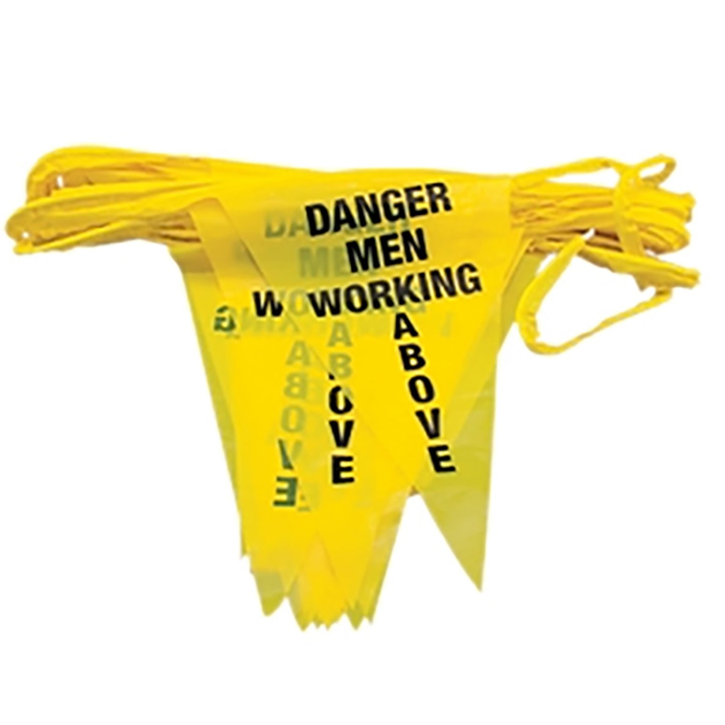 Tie Down 10067 Yellow Perimeter Warning Line Pennant Set w/ 101 ft. Rope and 40 Flags
