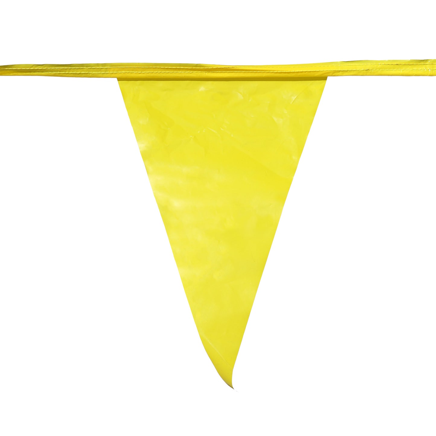 Tie Down 10087 Yellow Perimeter Warning Line Pennant Set w/ 105 ft. Rope and 30 Flags