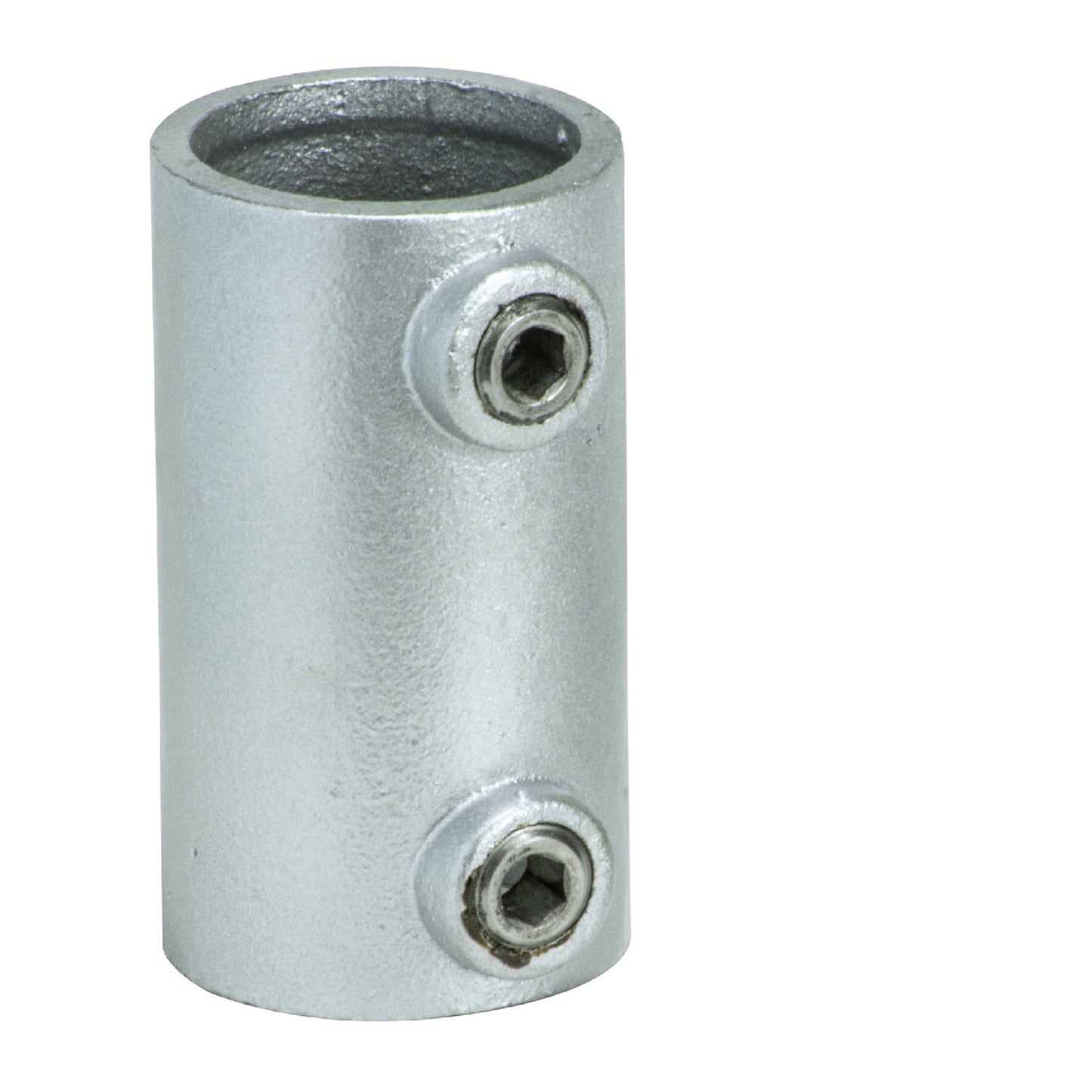 Tie Down 13708 Cast Iron or Aluminum  Zip Rail Pipe Fittings Straight Coupling