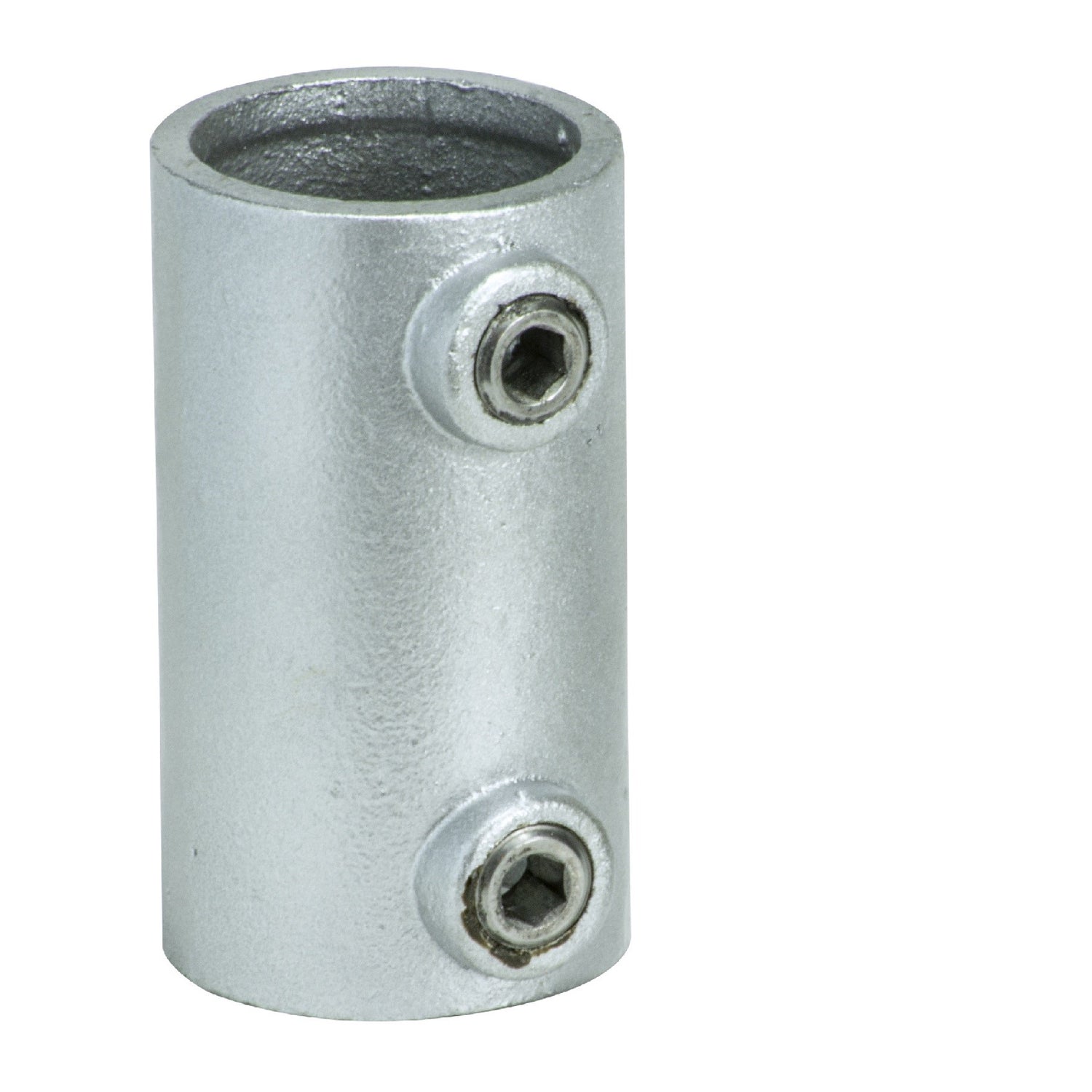 Tie Down 13708 Cast Iron or Aluminum  Zip Rail Pipe Fittings Straight Coupling