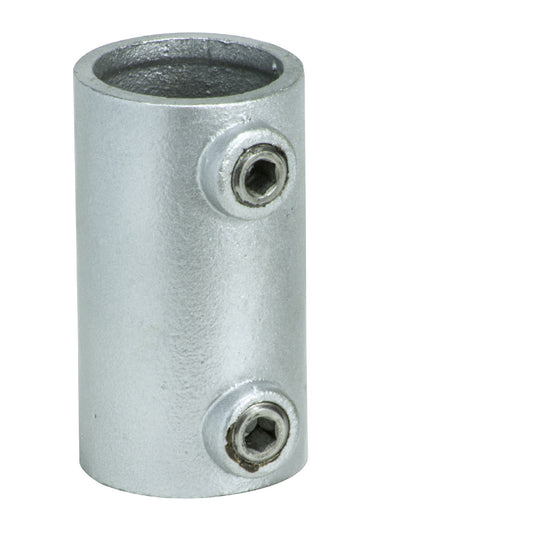 Tie Down 13708 Cast Iron or Aluminum  Zip Rail Pipe Fittings Straight Coupling