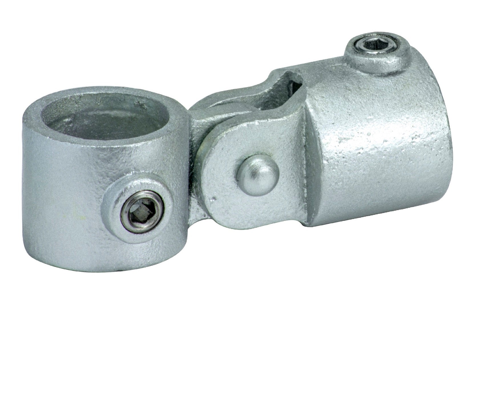 13714-Tie-Down-Engineering-Zip-Rail-Pipe-Fittings--Single-Swivel-Socket-|-Cast-Iron-or-Aluminum-Options-|-For-Roof-Guardrails-|-OSHA-Compliant-|-Roofing-Tools-and-Accessories