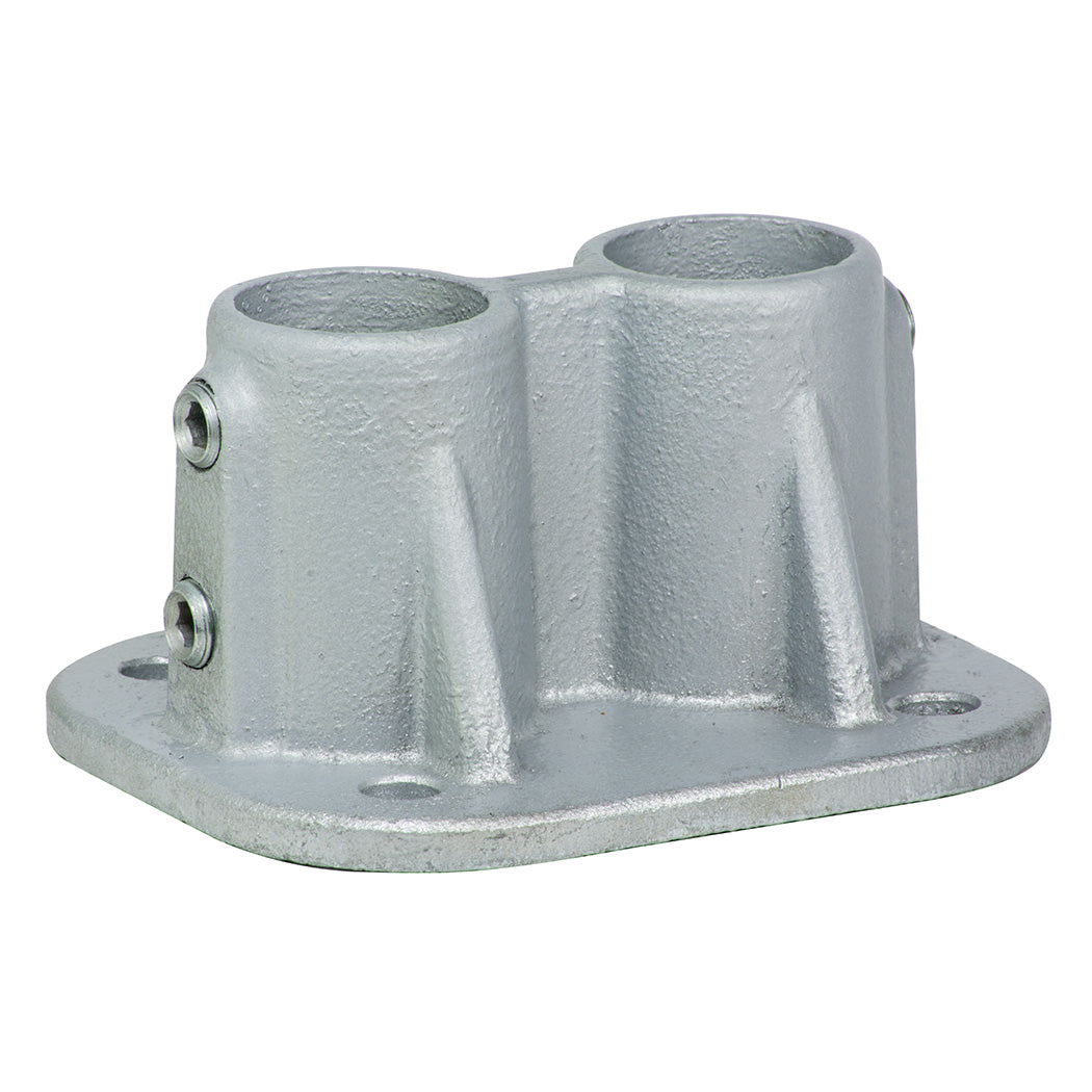 13745 13750 Tie Down Engineering Zip Rail Pipe Fittings Dual Base Flange