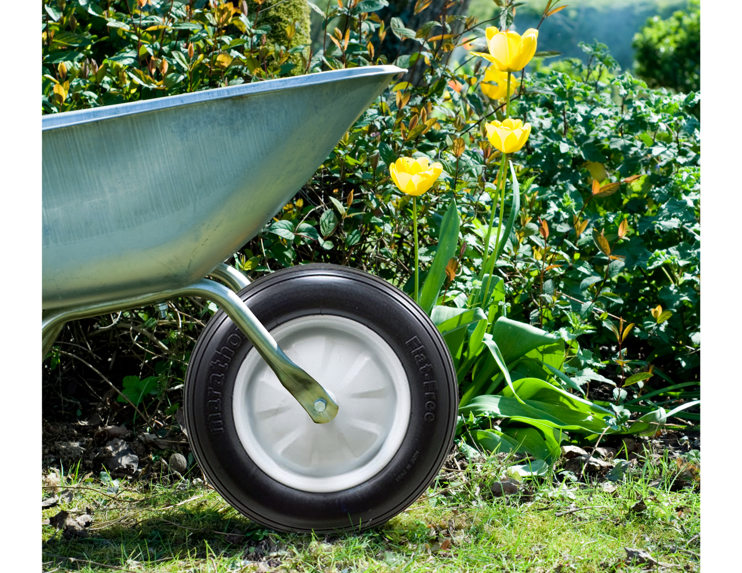 Tie Down 13840 8 in. Flat-Free Wheelbarrow Replacement Wheel/ Tire