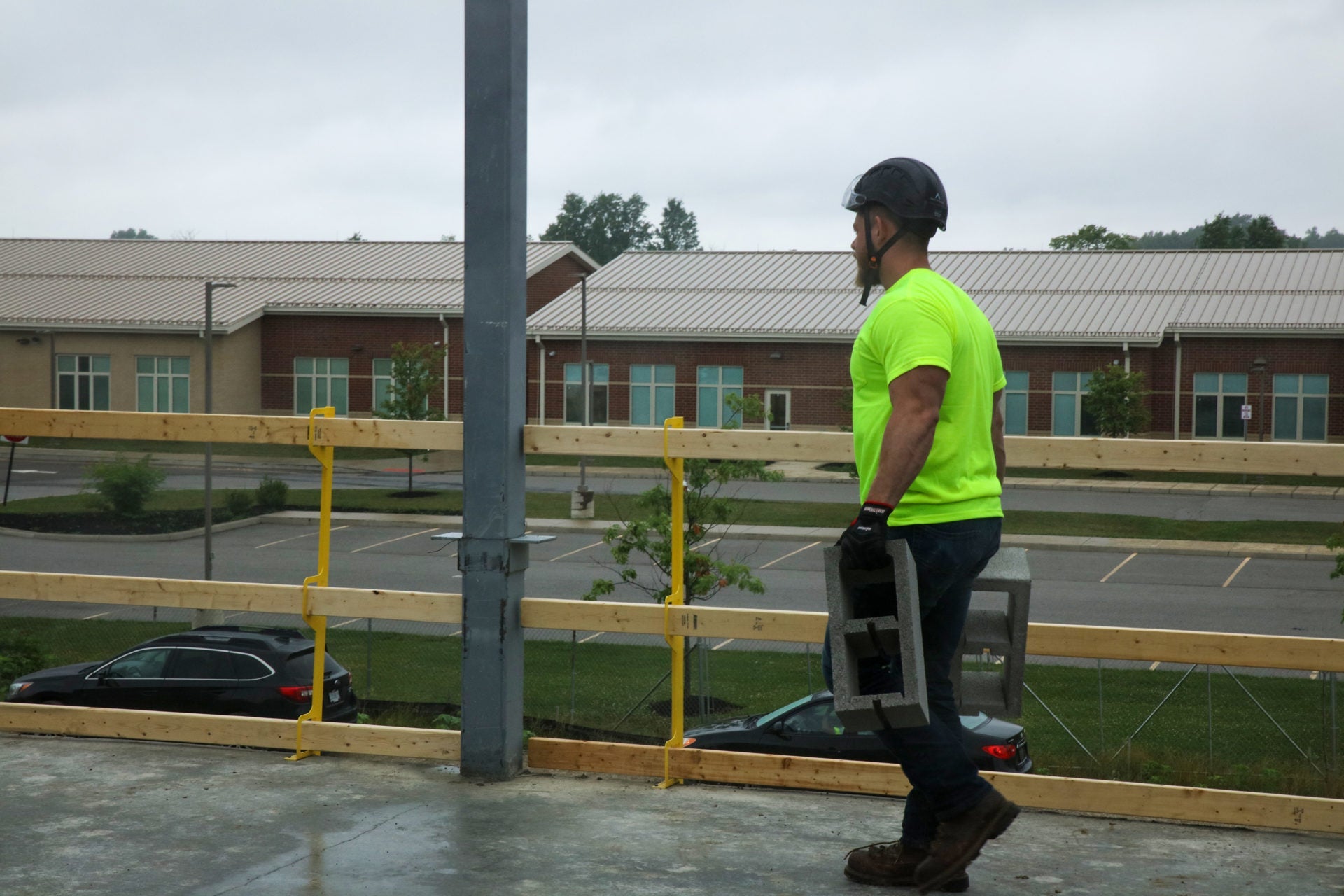 Temporary-Guardrail-Post