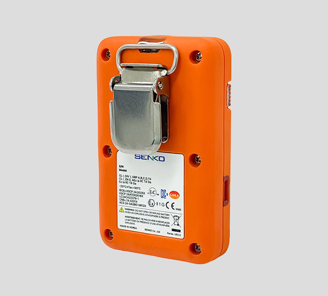 SENKO DUO TRACER dual gas detector, side view