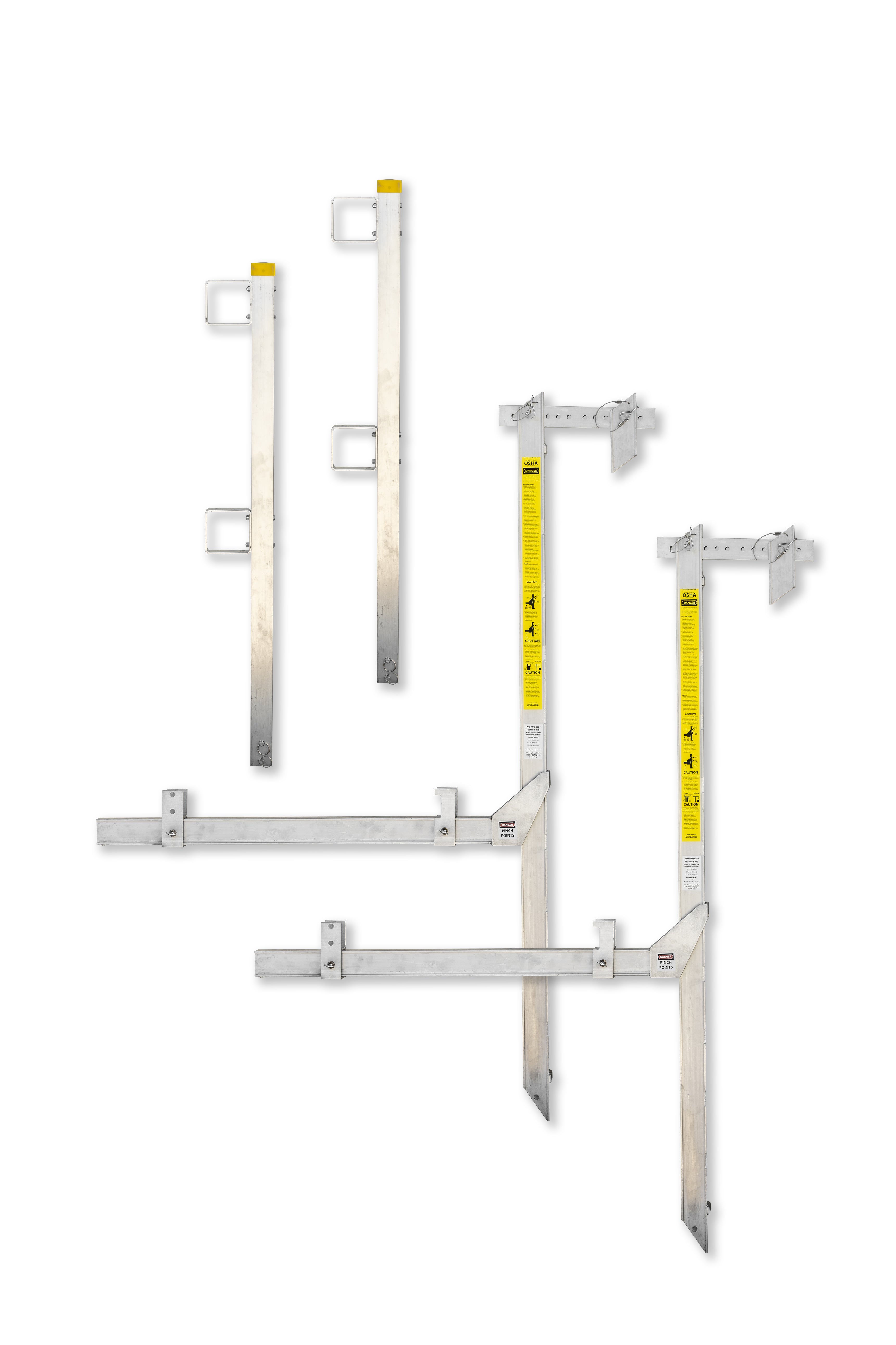 Wall-Walker-WW03644-pair-of-6-ft-top-plate-bracket-scaffold-brackets-with-guardrail-posts