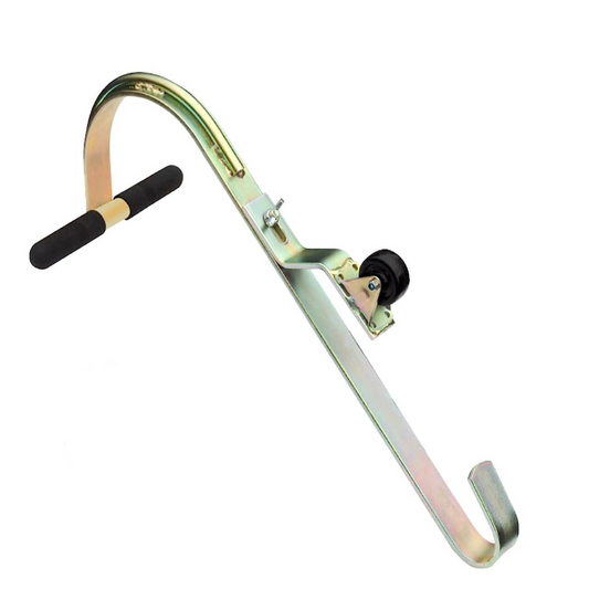 Tie Down 65005 Heavy Duty Zinc Plated Steel Ladder Roof Hook with Wheel, 1-Pack