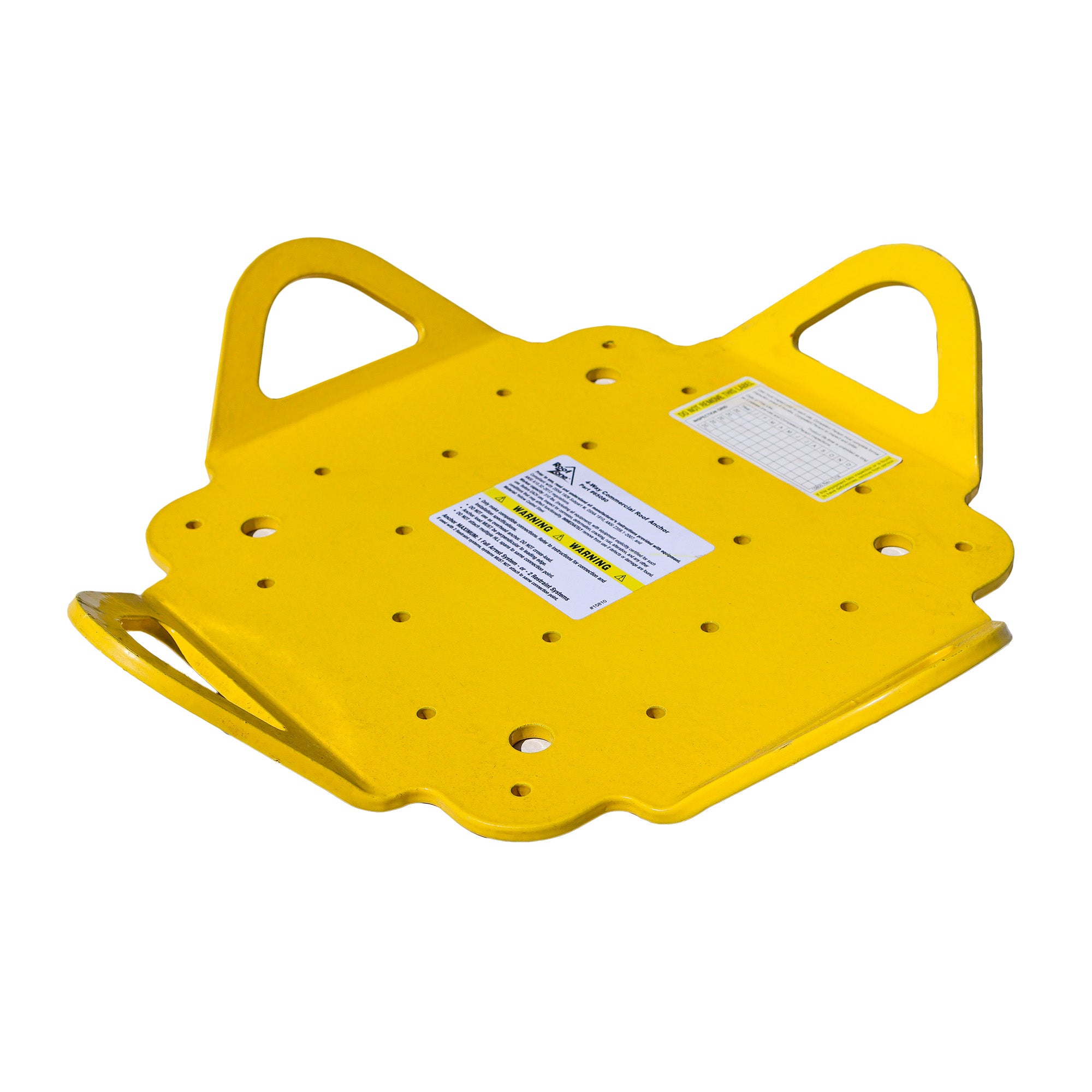 Tie-Down-65080-4-Way-Roof-Anchor-Plate-for-1-Worker-in-Fall-Arrest-and-2-Workers-in-Fall-Restraint-|-4-Connection-Points
