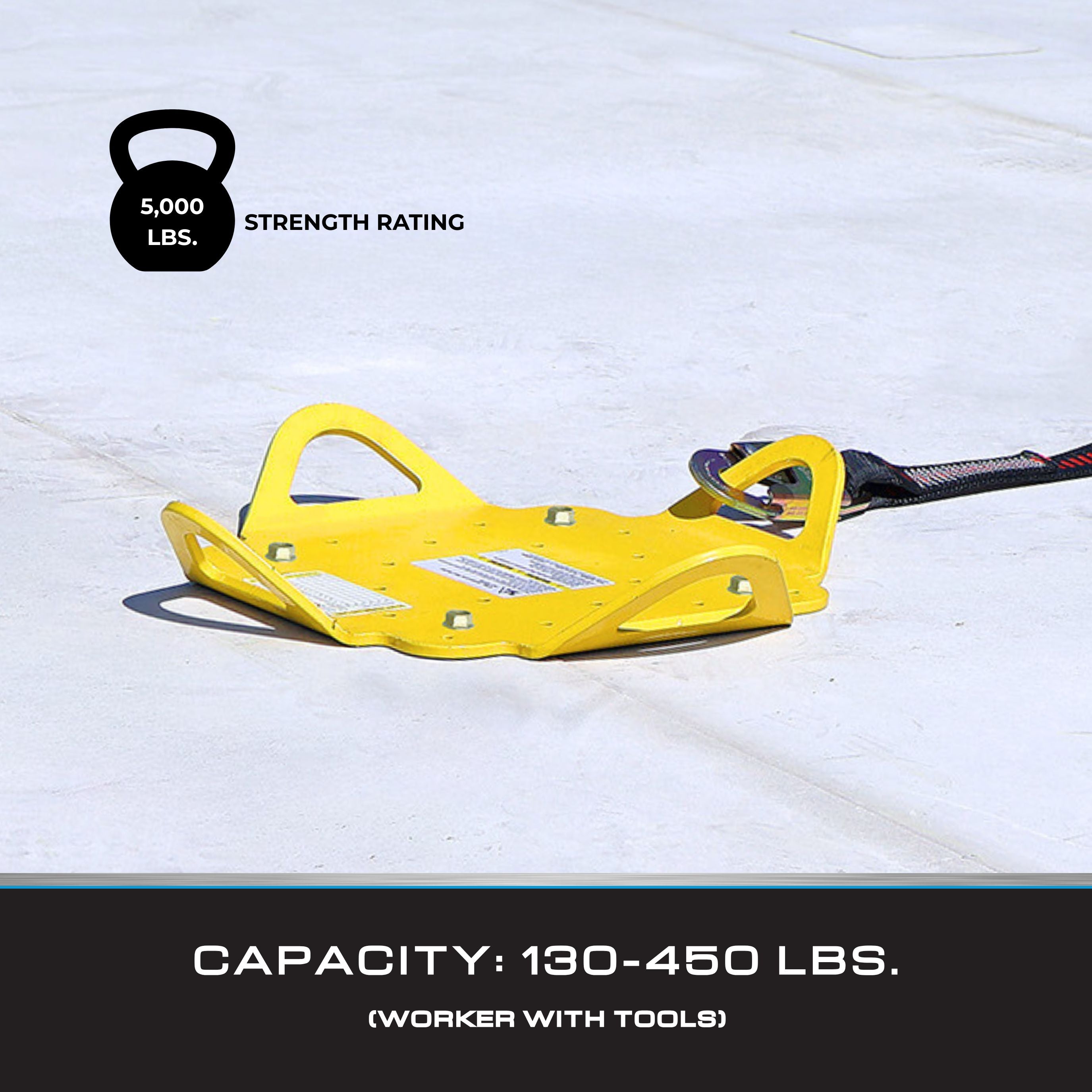Tie-Down-65080-4-Way-Roof-Anchor-Plate-for-1-Worker-in-Fall-Arrest-and-2-Workers-in-Fall-Restraint-|-4-Connection-Points