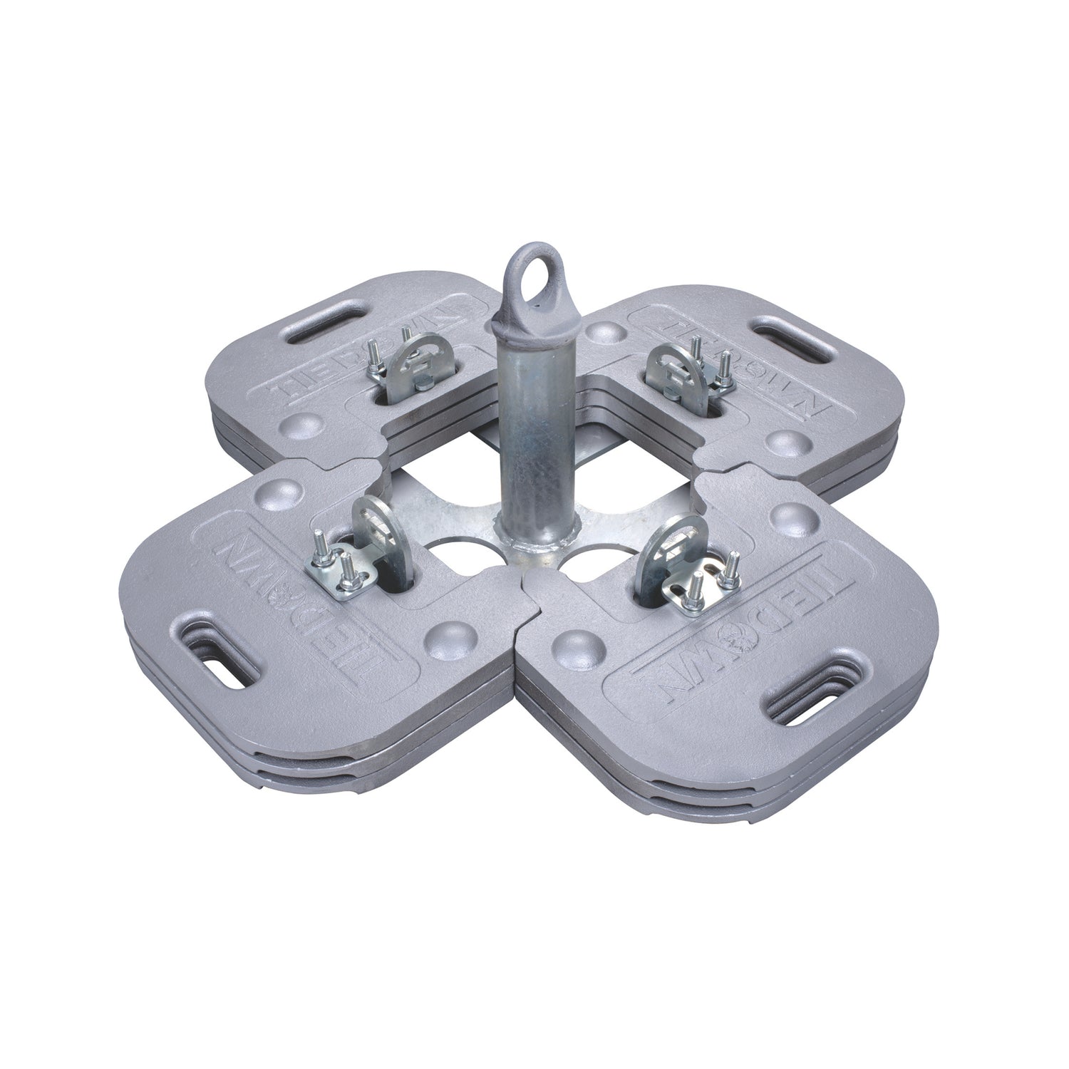 Tie Down 65219GC Galvanized 12 Plate Hippo Forged Eye Anchor Deadweight System, Forged Cap
