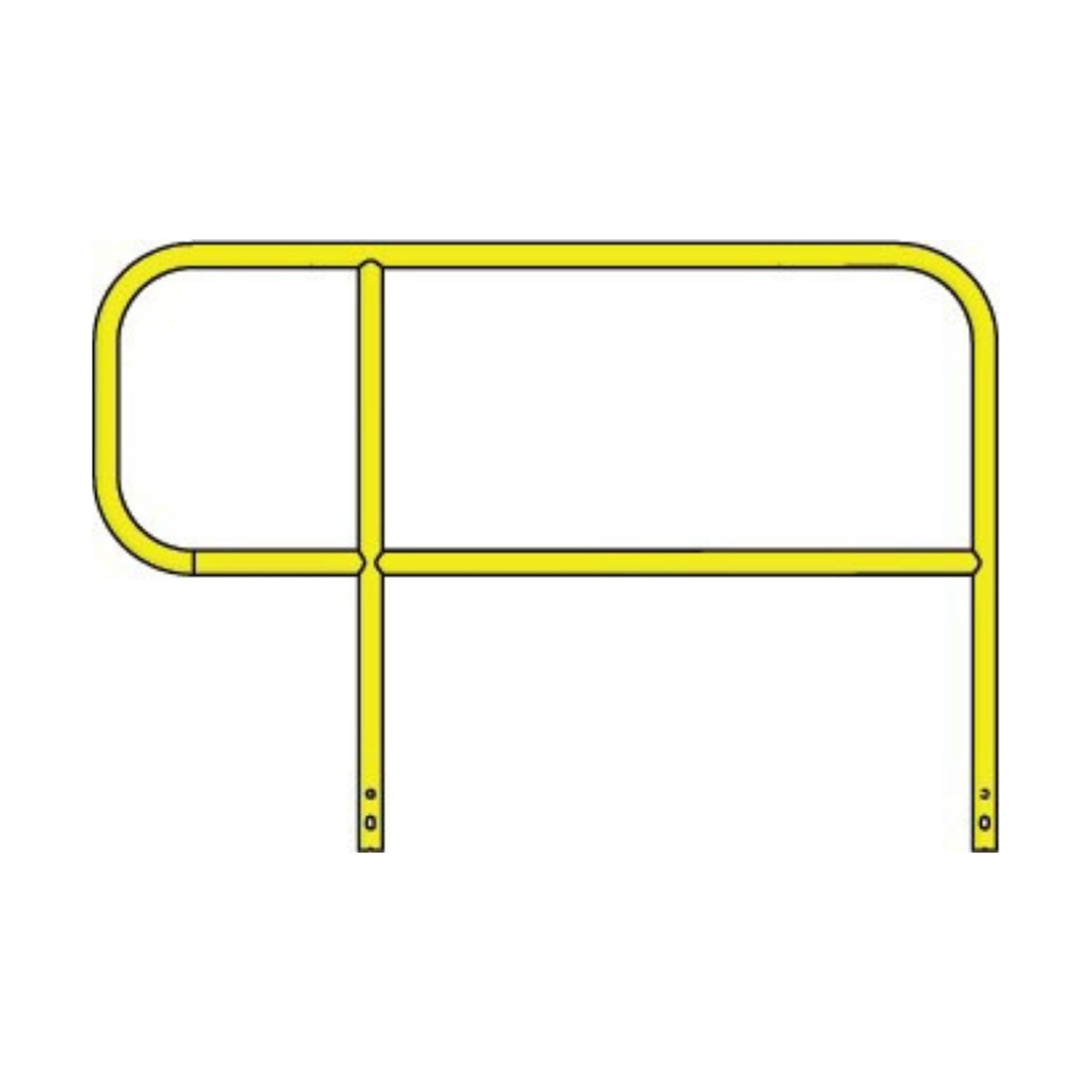 Tie Down 70778 5 ft. Yellow "D" Return Guardrail