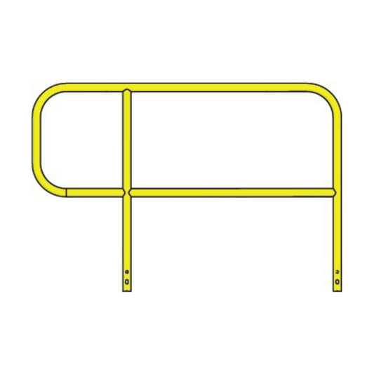 Tie Down 70778 5 ft. Yellow "D" Return Guardrail
