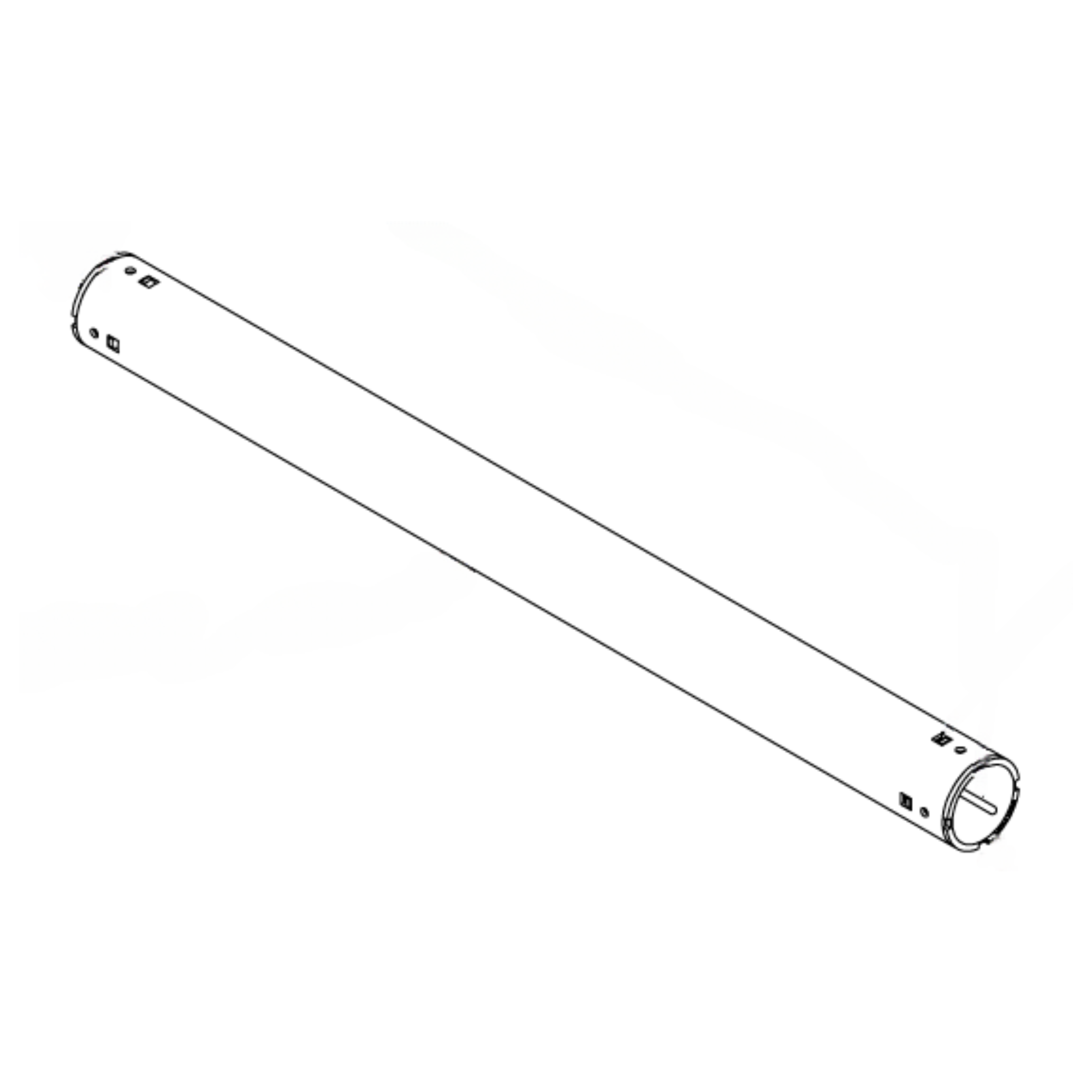 Tie-Down-70798-Adjustable-Guardrail-Outer-Sleeve-for-3.5-ft.---5-ft.-Guardrail