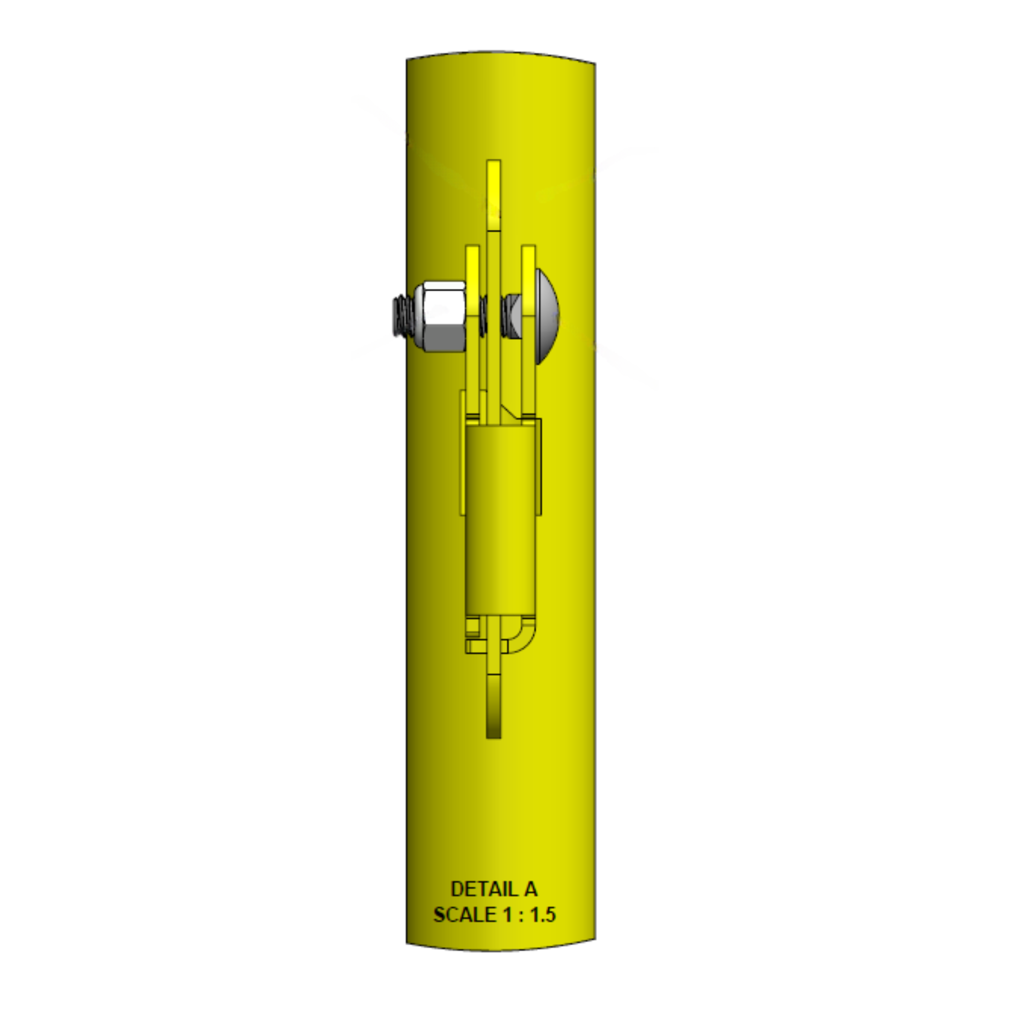 Tie-Down-70812-SkyCage-Pedestrian-Base-Post