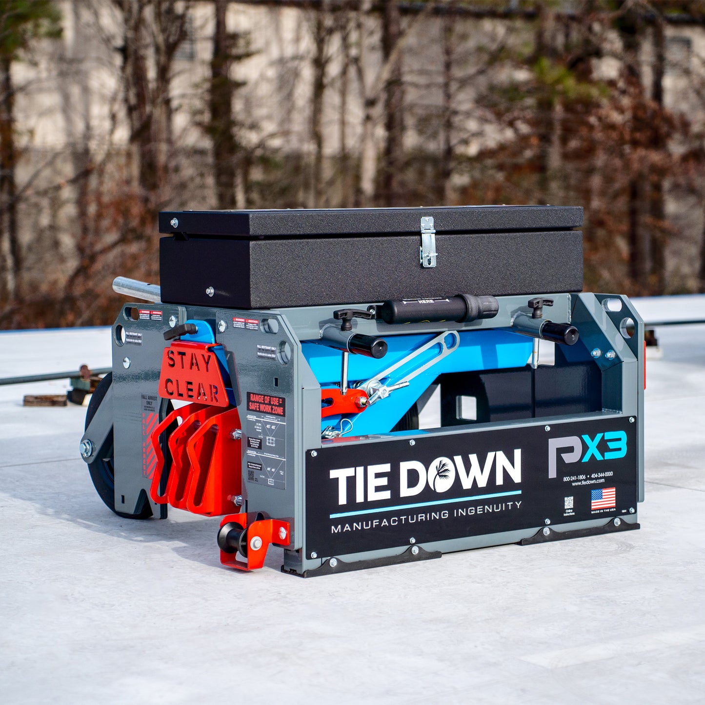 Tie Down 72810 PX3 Penetrating Mobile Fall Protection System Supports 5 Workers