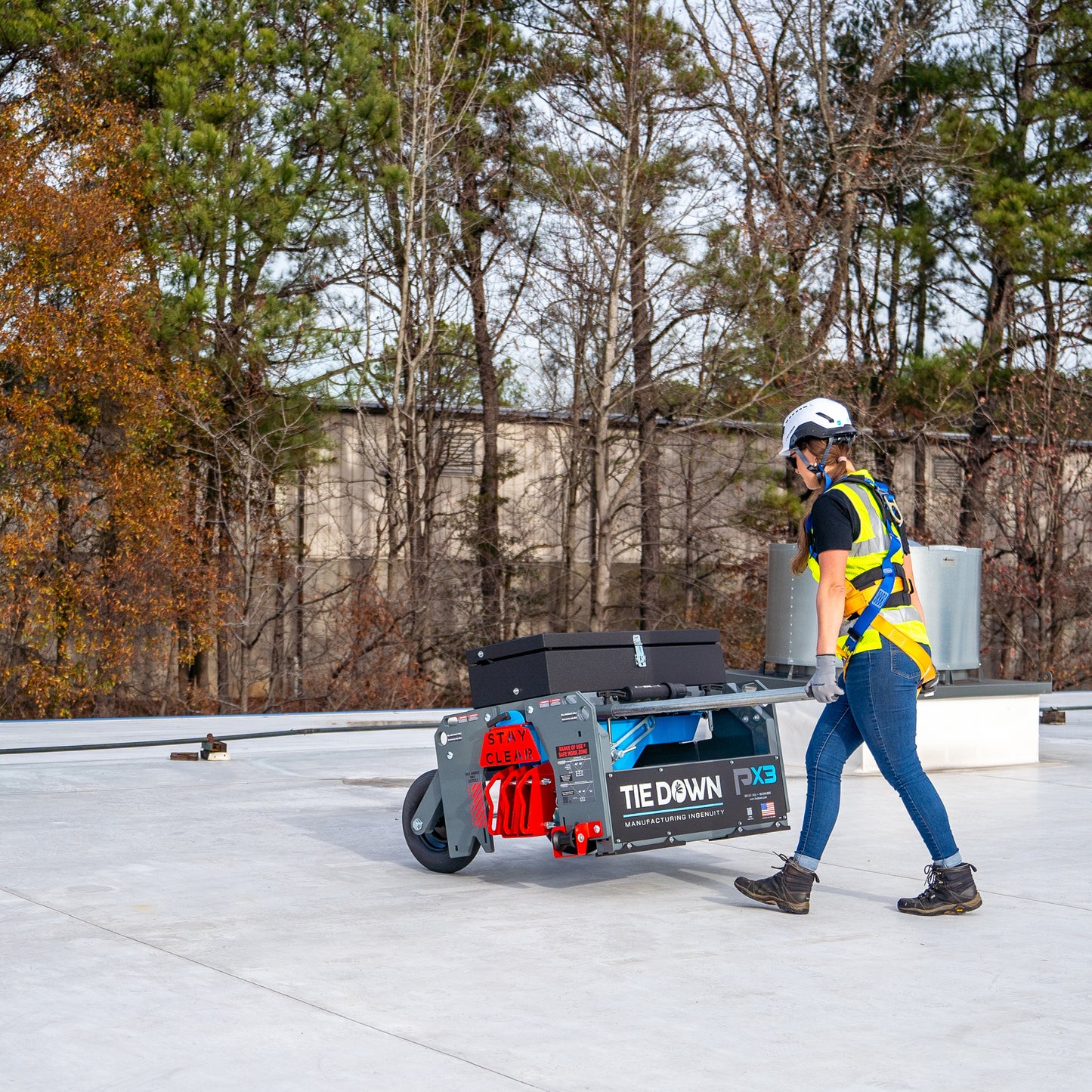Tie Down 72810 PX3 Penetrating Mobile Fall Protection System Supports 5 Workers