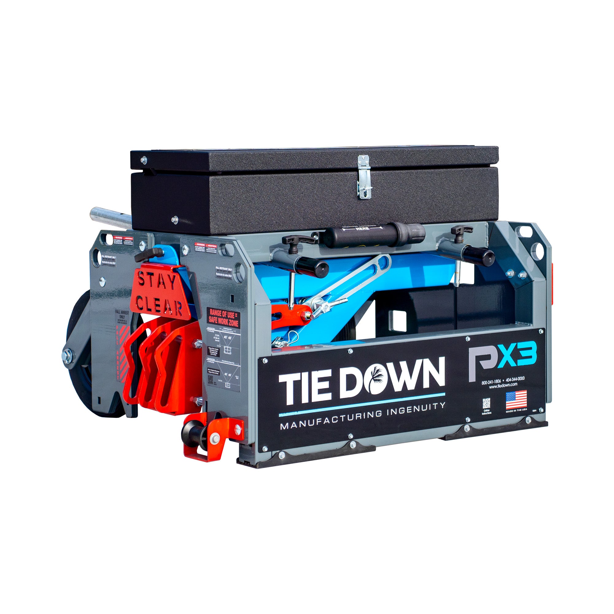 Tie-Down-72810-PX3-Penetrating-Mobile-Fall-Protection-System-Supports-5-Workers