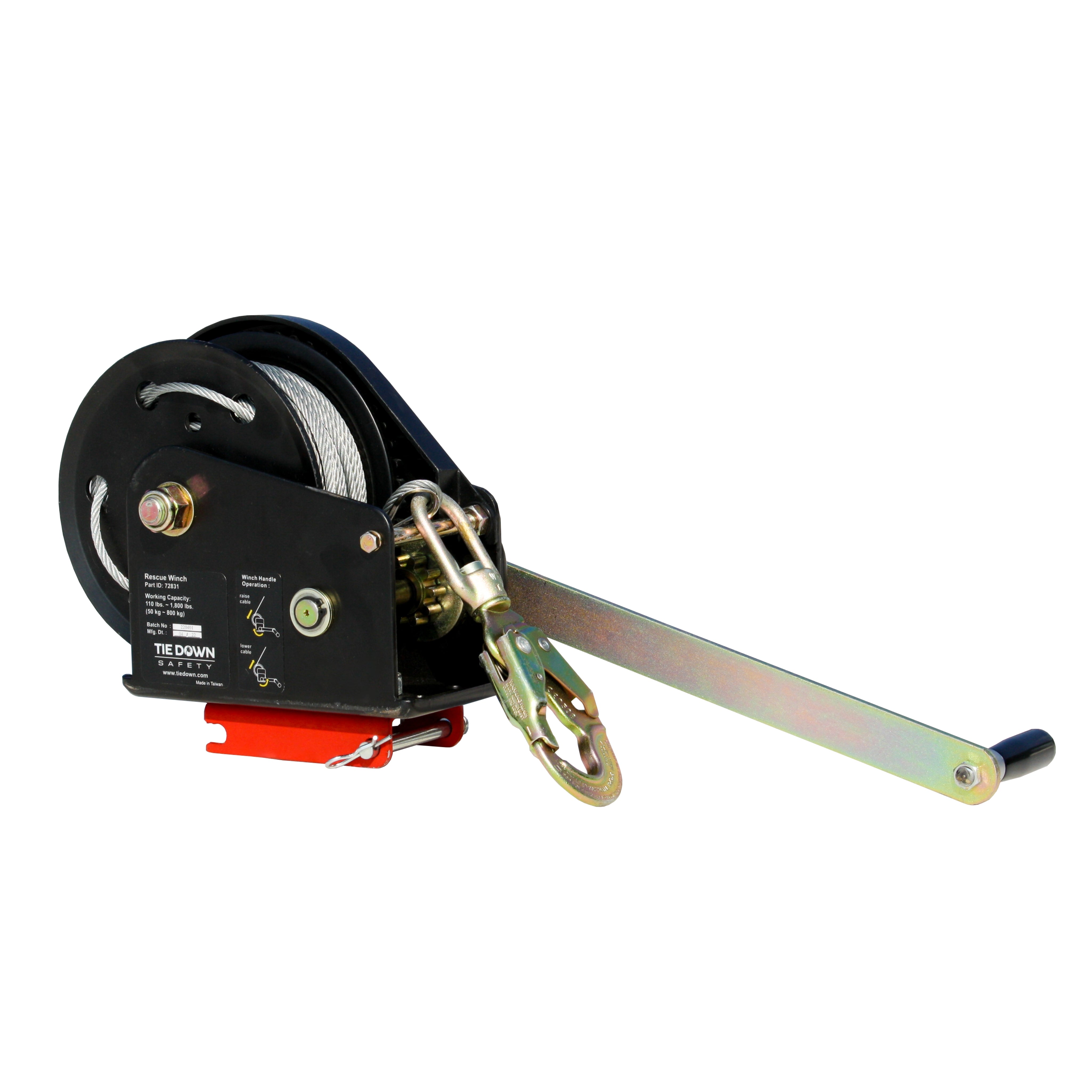Tie-Down-72819-PX3-Rescue-Winch-System-with-100-ft.-of-Galvanized-Lifeline