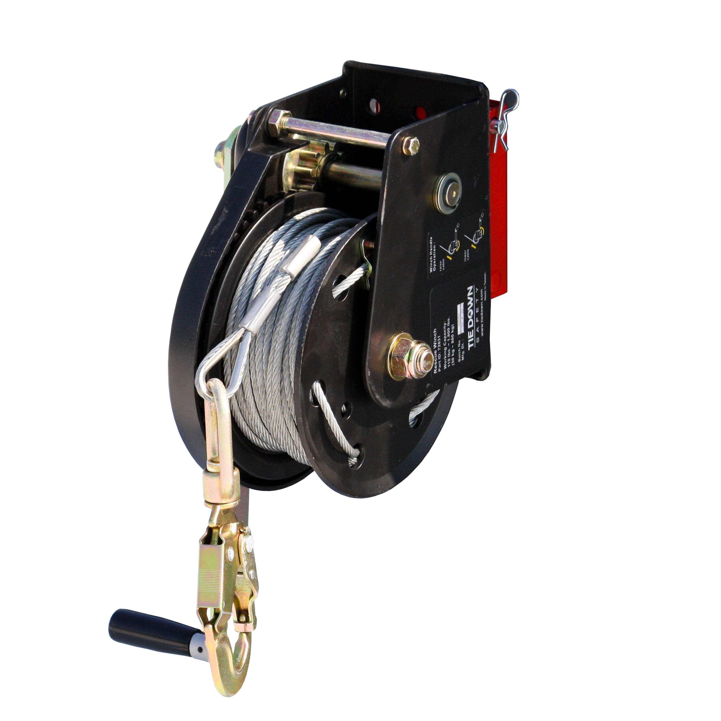 Tie-Down-72819-PX3-Rescue-Winch-System-with-100-ft.-of-Galvanized-Lifeline
