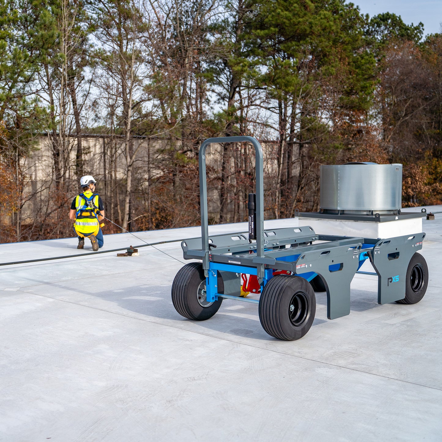 Tie Down 72838 PX5 Original Penetrating Mobile Fall Protection System Supports 7 Workers