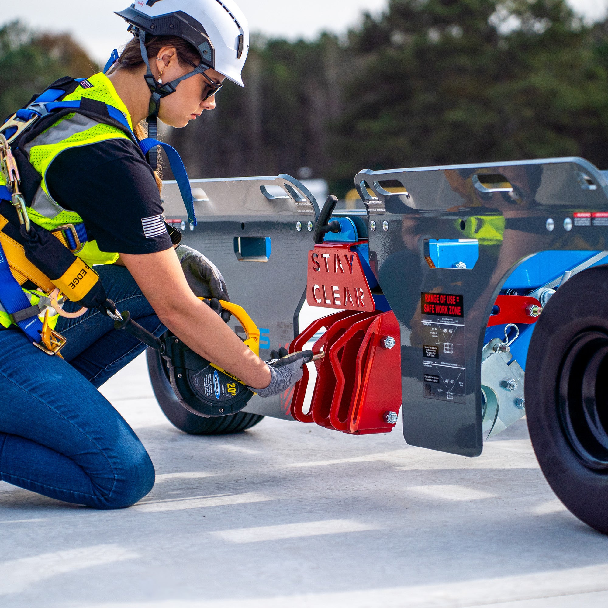 Tie-Down-72838-PX5-Original-Penetrating-Mobile-Fall-Protection-System-Supports-7-Workers