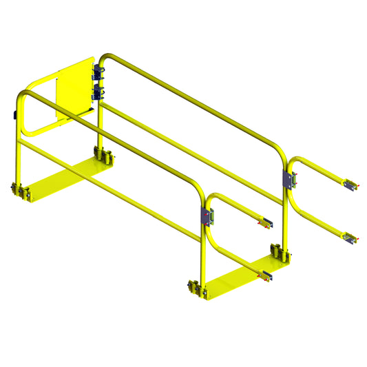 Tie Down 72884 Yellow 15 ft. Ladder Guardrail Corral