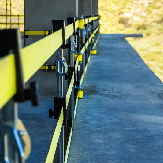 72893 30 ft. WebRail Kit - Portable Fall Arrest & Tensioned Guardrail System
