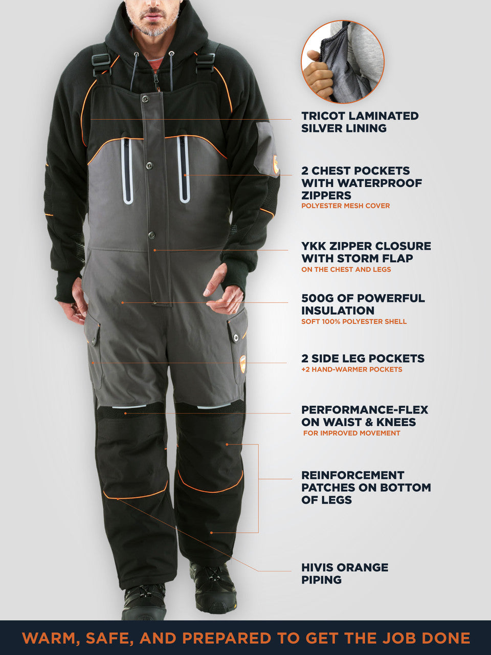 Polarforce® Bib Overalls - view 4
