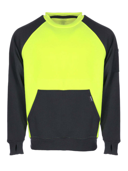 Two-Tone HiVis Crewneck Sweatshirt