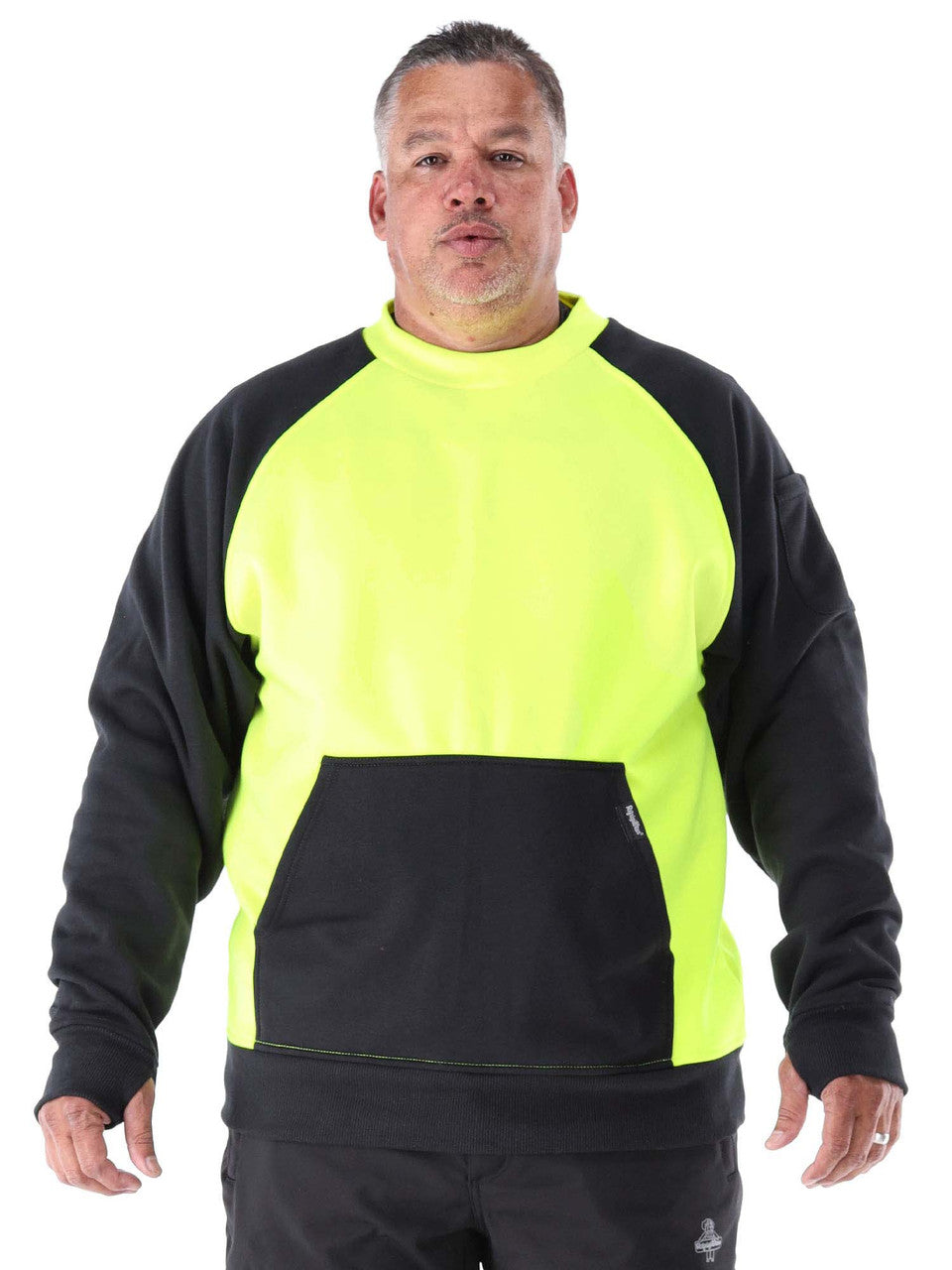 Two-Tone HiVis Crewneck Sweatshirt - view 2