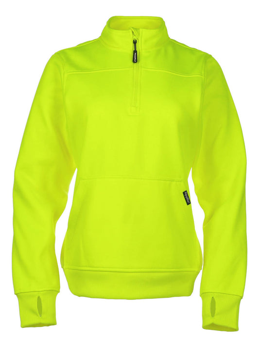 HiVis Women'S Quarter-Zip Fleece Sweatshirt