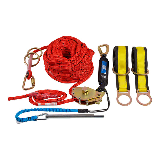 100 ft. Rope Horizontal Lifeline System – 2 Person