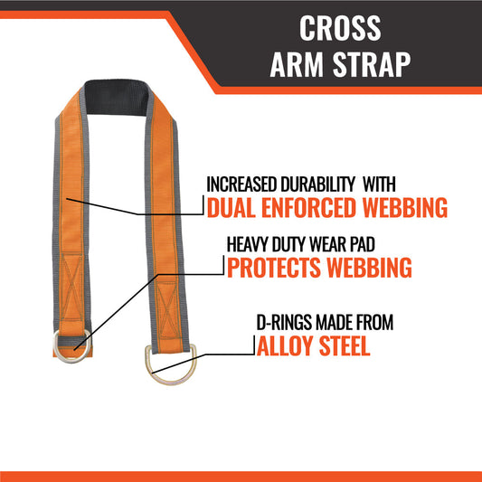 Cross Arm Strap: 4' or 6'
