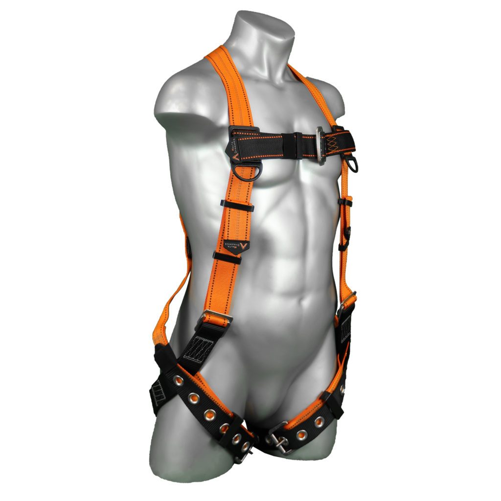 Warthog-T&B-Safety-Harness-Kit-with-6'-Double-Leg-Stretch-Lanyard