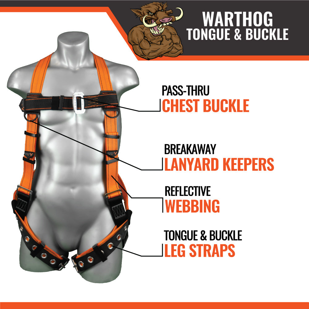 WARTHOG®-TONGUE-AND-BUCKLE-HARNESS