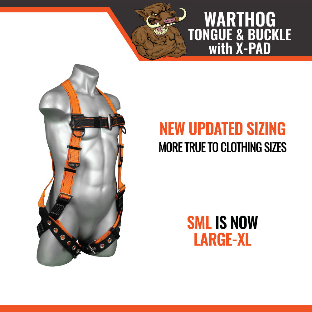 WARTHOG®-TONGUE-AND-BUCKLE-FULL-BODY-HARNESS-(WITH-X-PAD)