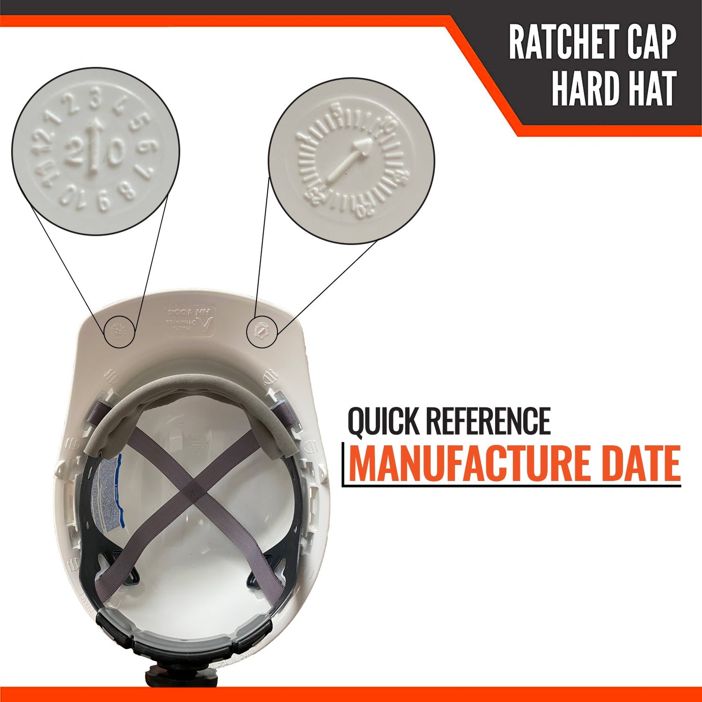 HARD HAT – 4 PT. RATCHET CAP STYLE